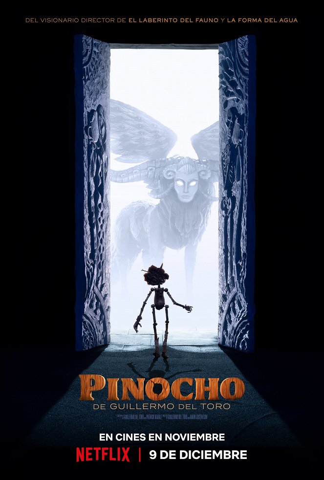 Pinocho de Guillermo del Toro - Carteles