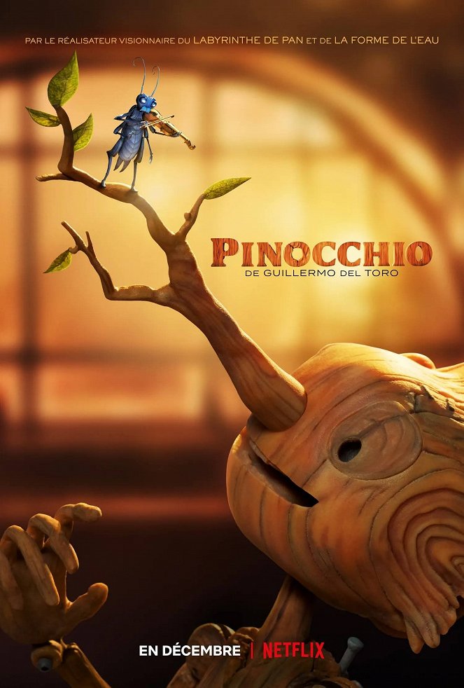 Pinocho de Guillermo del Toro - Carteles
