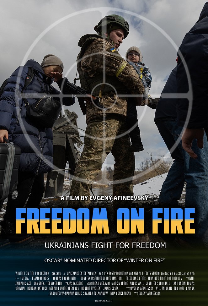 Freedom on Fire: Ukraine's Fight for Freedom - Affiches