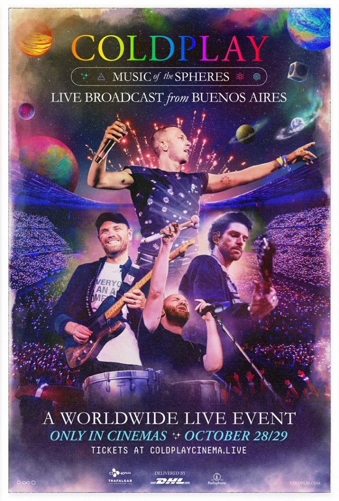 Coldplay - Music of the Spheres: Live Broadcast from Buenos Aires - Julisteet