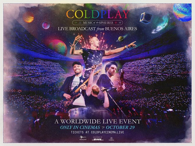 Coldplay - Music of the Spheres: Live Broadcast from Buenos Aires - Carteles