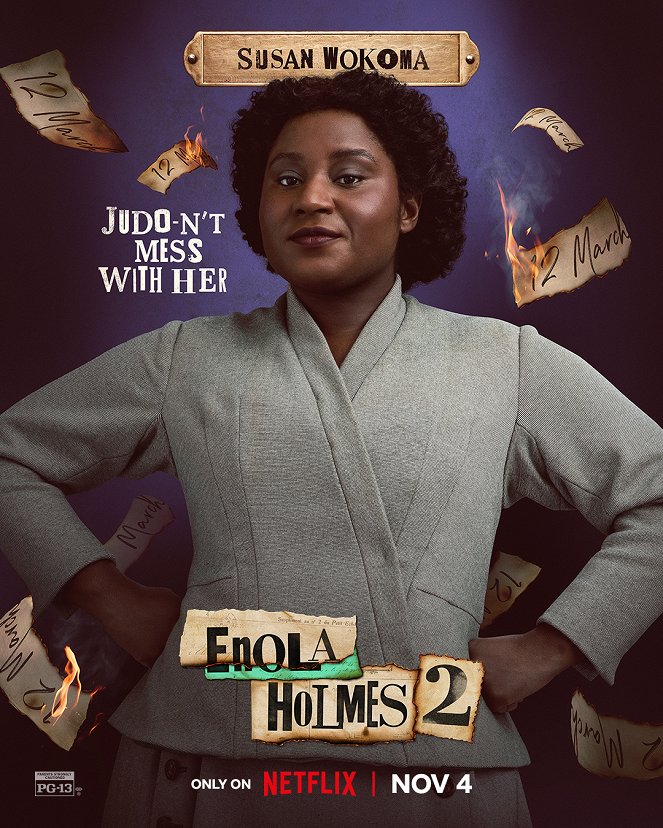 Enola Holmesová 2 - Plakáty