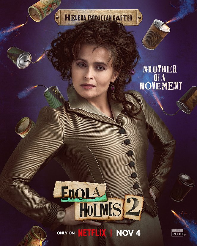 Enola Holmesová 2 - Plagáty
