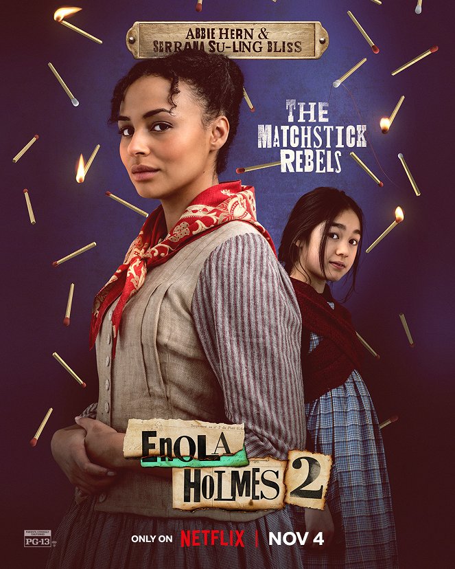 Enola Holmesová 2 - Plagáty