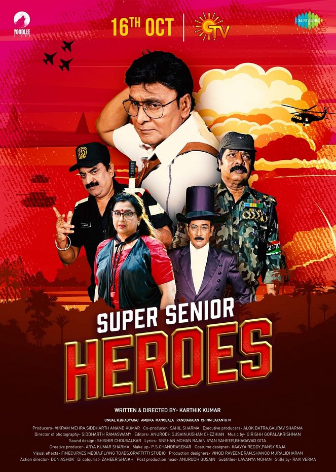 Super Senior Heroes - Affiches