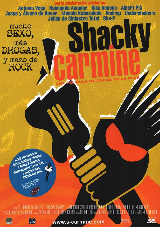 Shacky Carmine - Julisteet