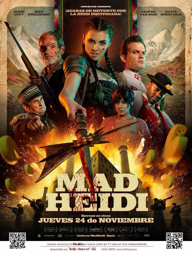 Mad Heidi - Carteles