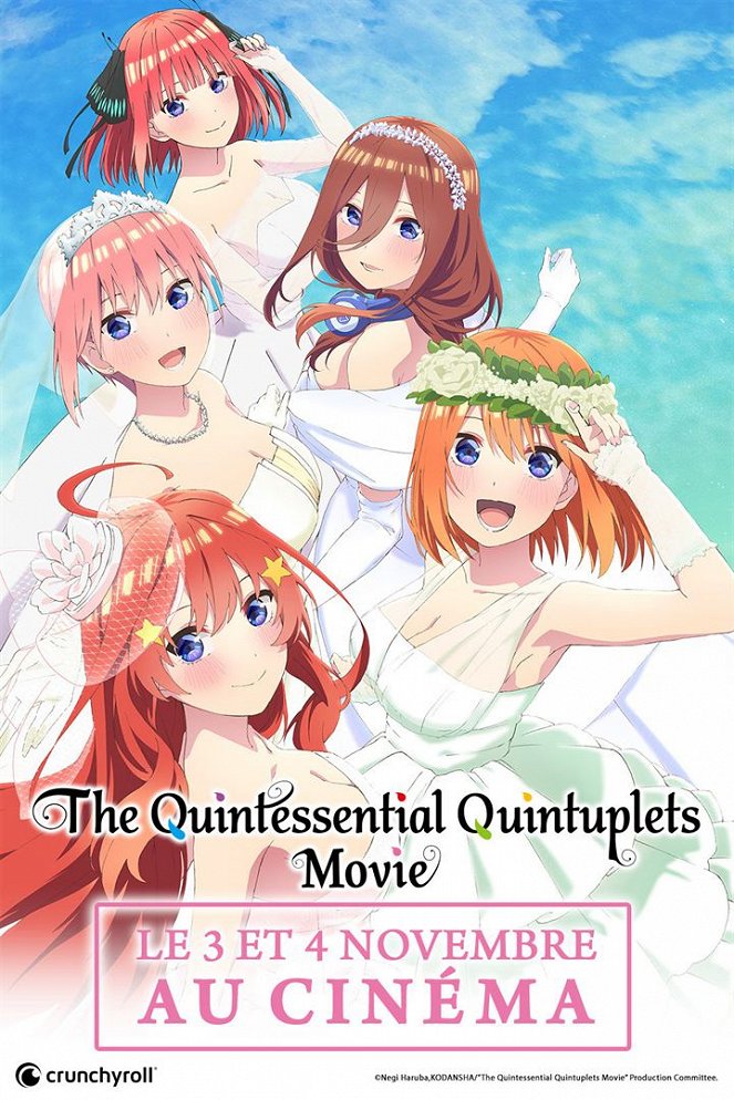 The Quintessential Quintuplets Movie - Affiches