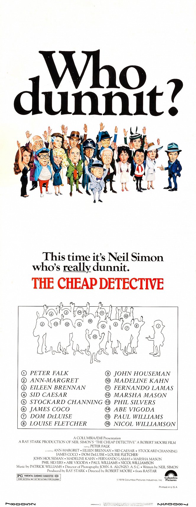 The Cheap Detective - Plakaty