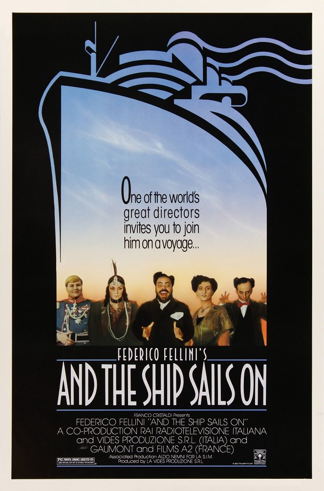And the Ship Sails On - Posters