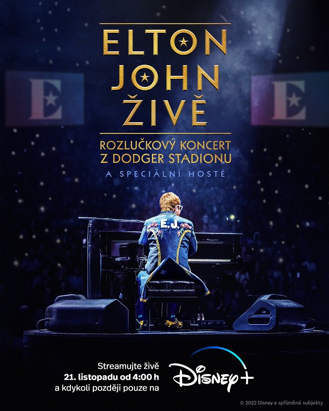 Elton John živě: Rozlučkový koncert z Dodger stadionu - Plakáty