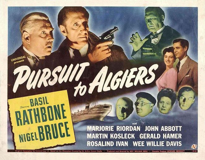 Pursuit to Algiers - Posters