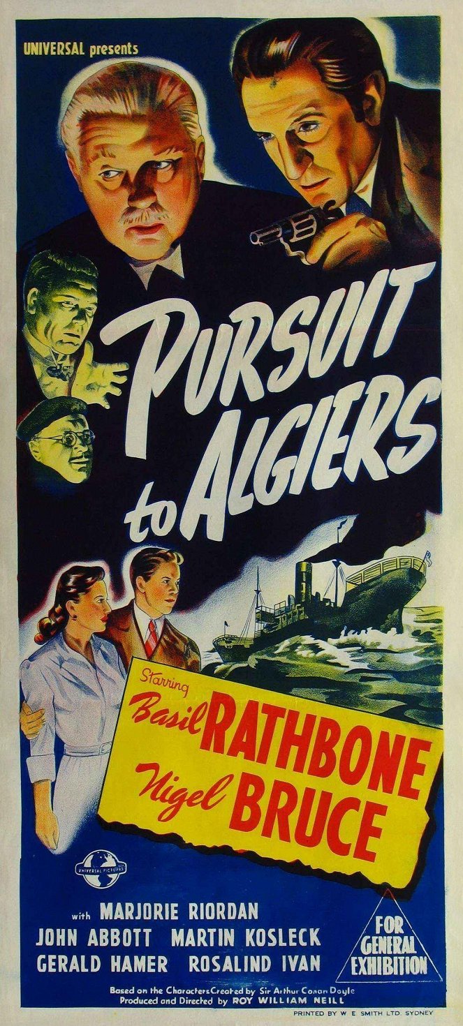Pursuit to Algiers - Posters