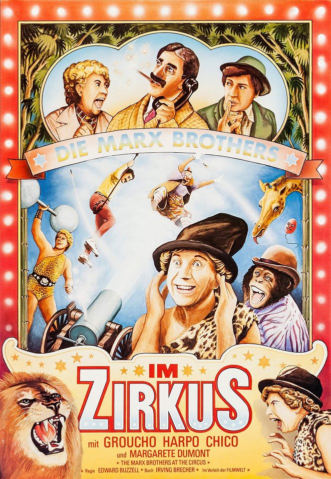 Die Marx Brothers im Zirkus - Plakate