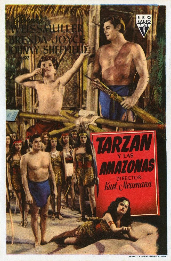 Tarzán y las amazonas - Carteles