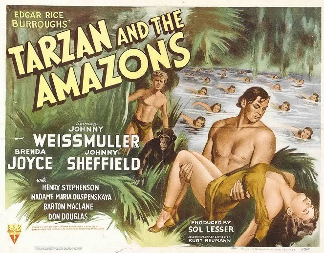 Tarzan et les amazones - Affiches