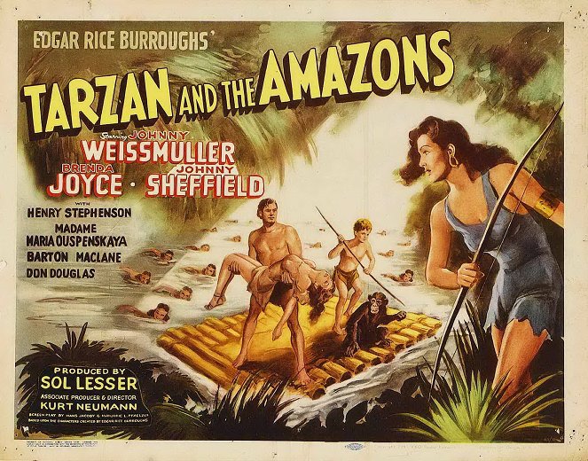 Tarzan und die Amazonen - Plakate