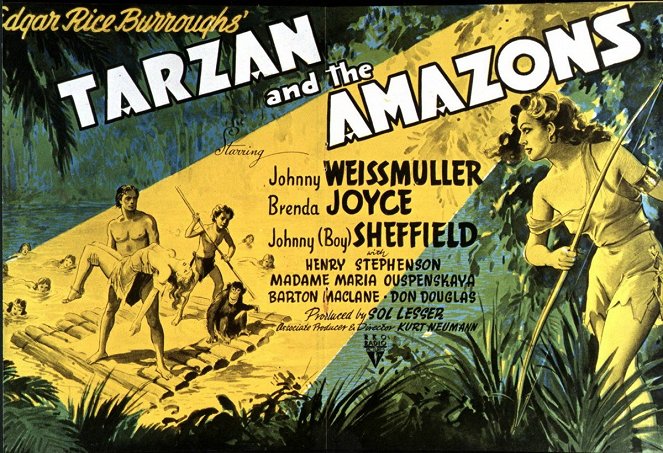 Tarzan and the Amazons - Plakaty
