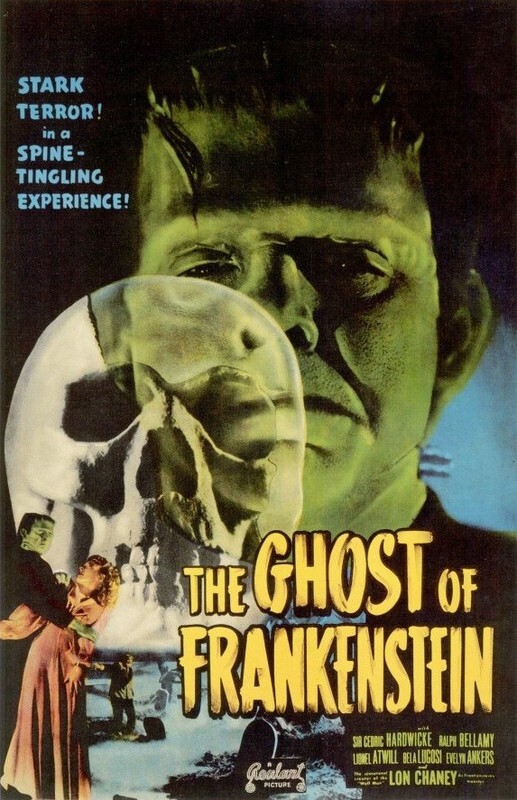 El fantasma de Frankenstein - Carteles