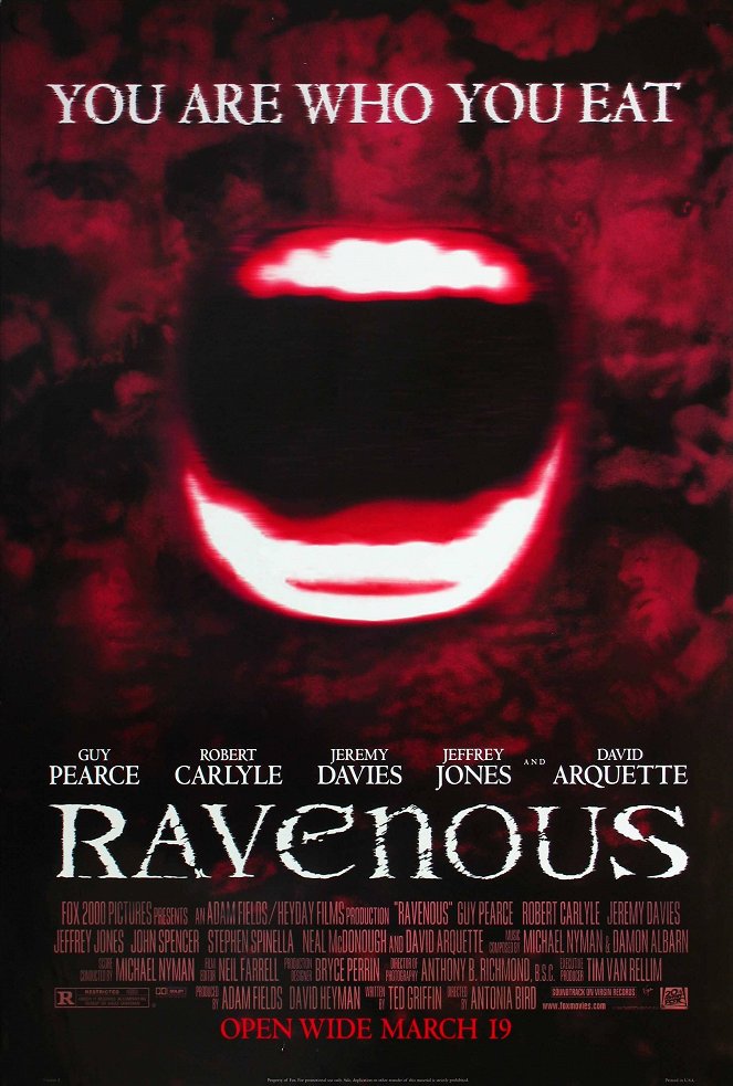 Ravenous - Friß oder stirb - Plakate