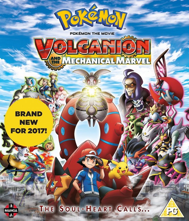 Pokémon the Movie: Volcanion and the Mechanical Marvel - Posters