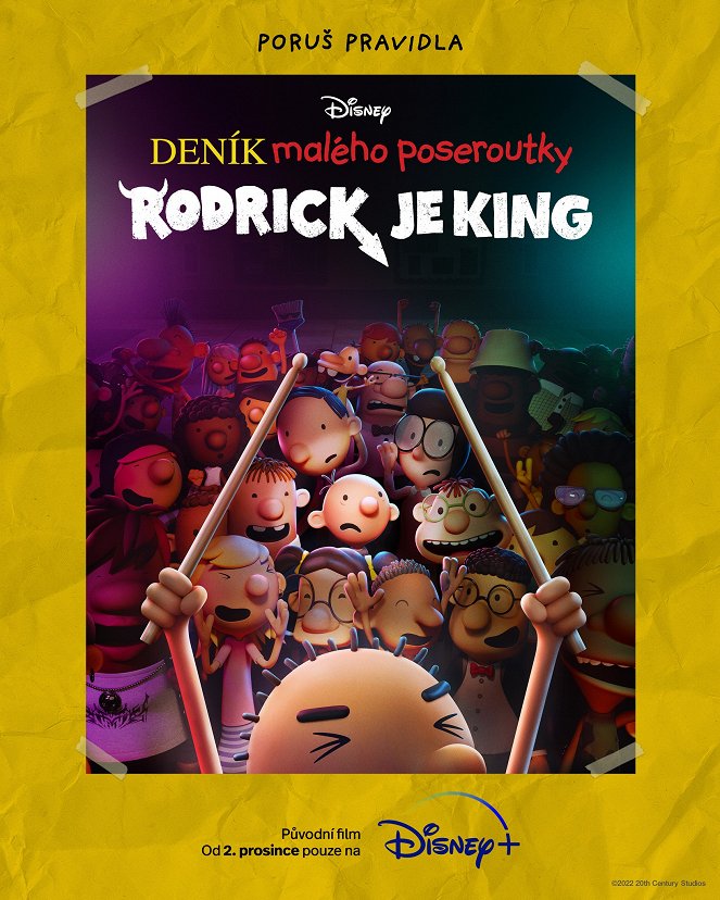 Deník malého poseroutky: Rodrick je king - Plakáty