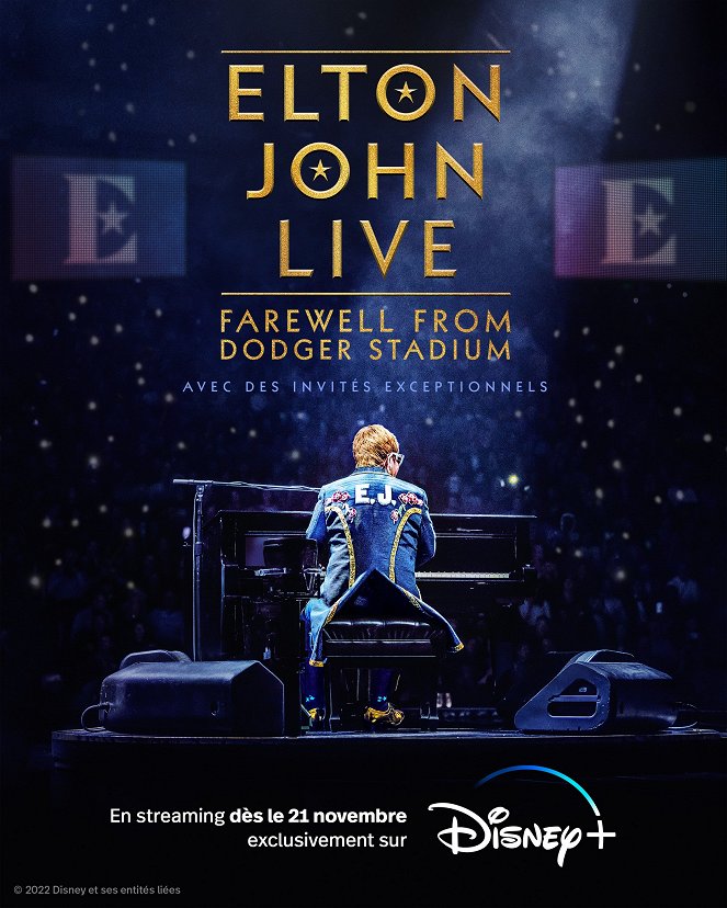 Elton John Live: Farewell from Dodger Stadium - Affiches