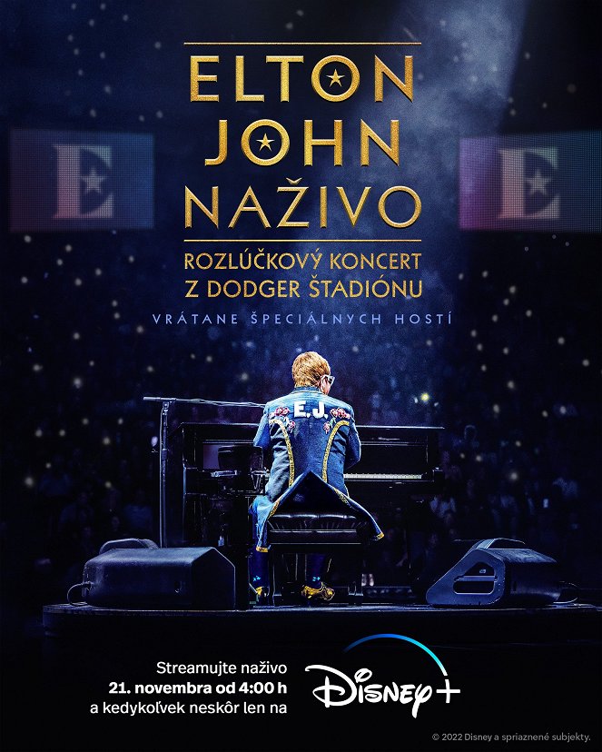 Elton John naživo: Rozlúčkový koncert z Dodger štadiónu - Plagáty