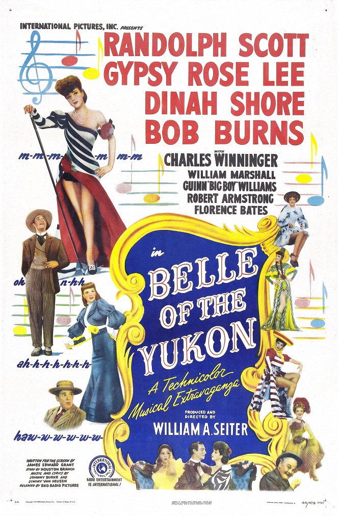 Belle of the Yukon - Affiches