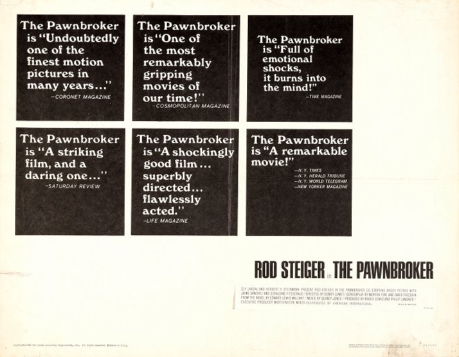 The Pawnbroker - Posters