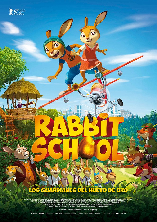 Rabbit School. Los guardianes del huevo de oro - Carteles