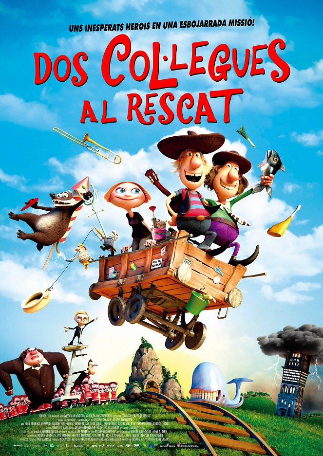 Dos colegas al rescate - Carteles