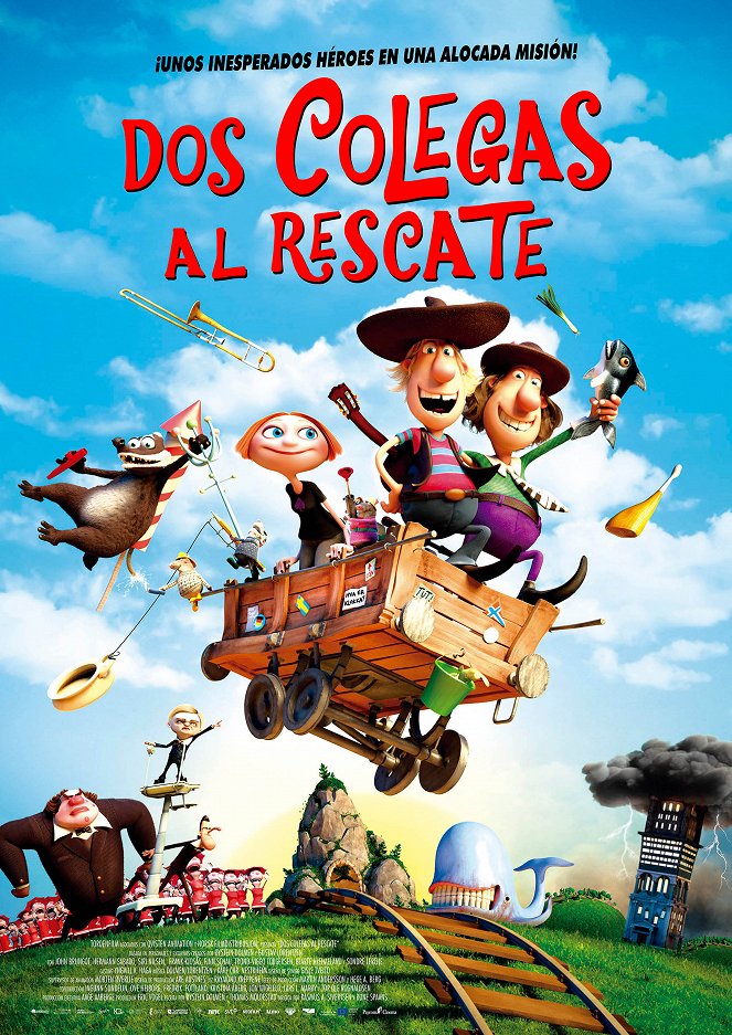 Dos colegas al rescate - Carteles