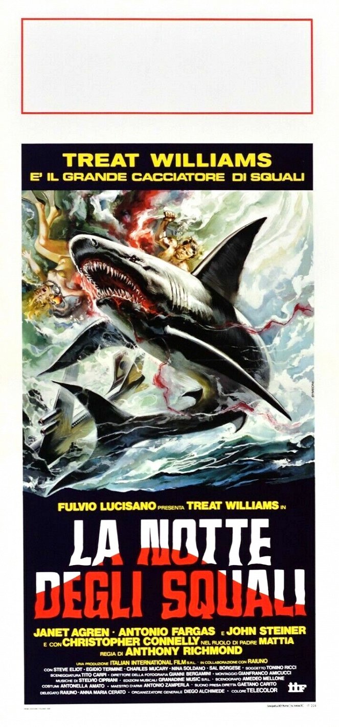 La notte degli squali - Plakaty