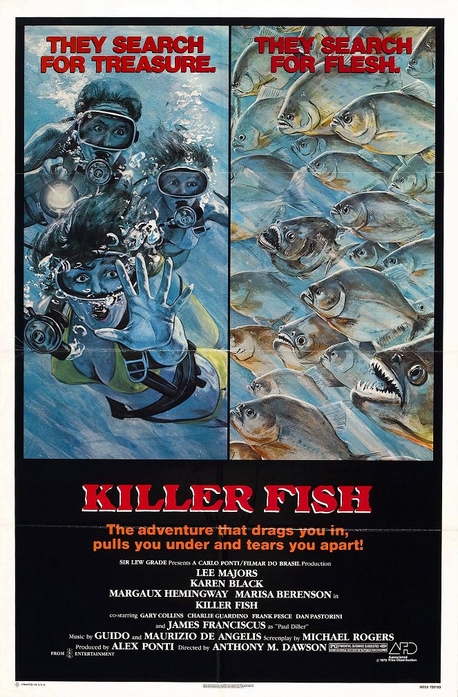 Killer Fish - L'agguato sul fondo - Plakátok