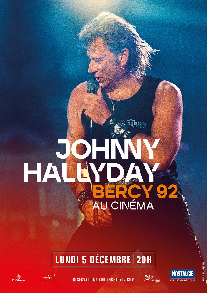 Johnny Hallyday - Bercy 1992 au cinéma - Carteles