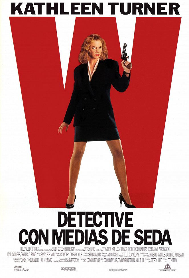 Detective con medias de seda - Carteles