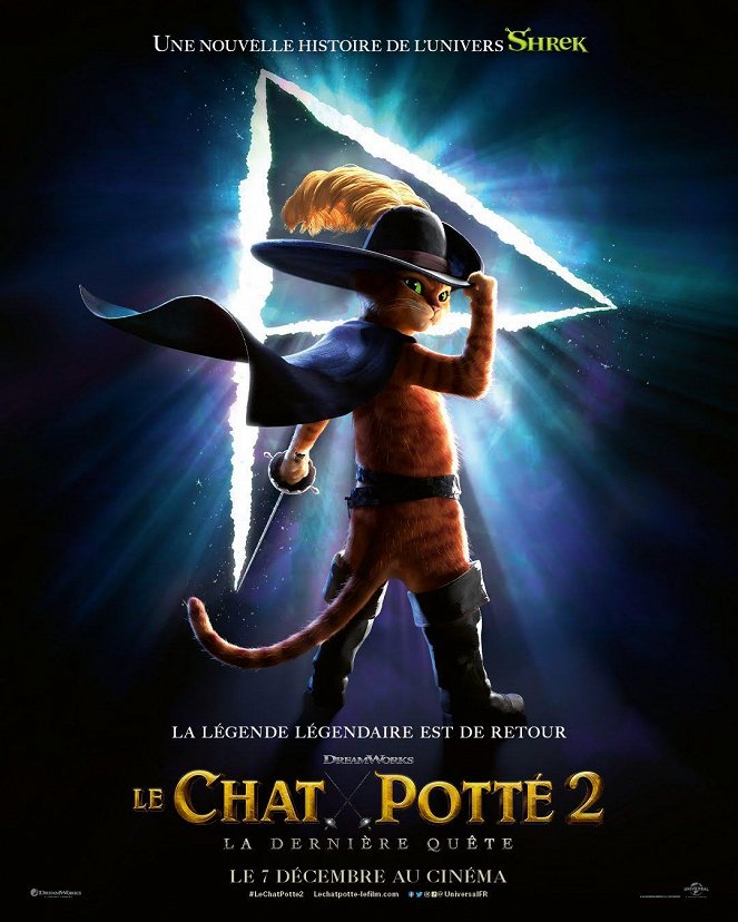 Le Chat potté 2 : La dernière quête - Affiches