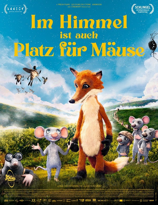 Im Himmel ist auch Platz für Mäuse - Plakate