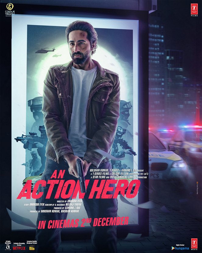 An Action Hero - Affiches