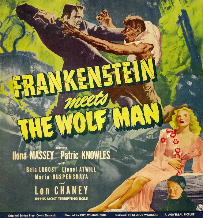 Frankenstein Meets the Wolf Man - Julisteet
