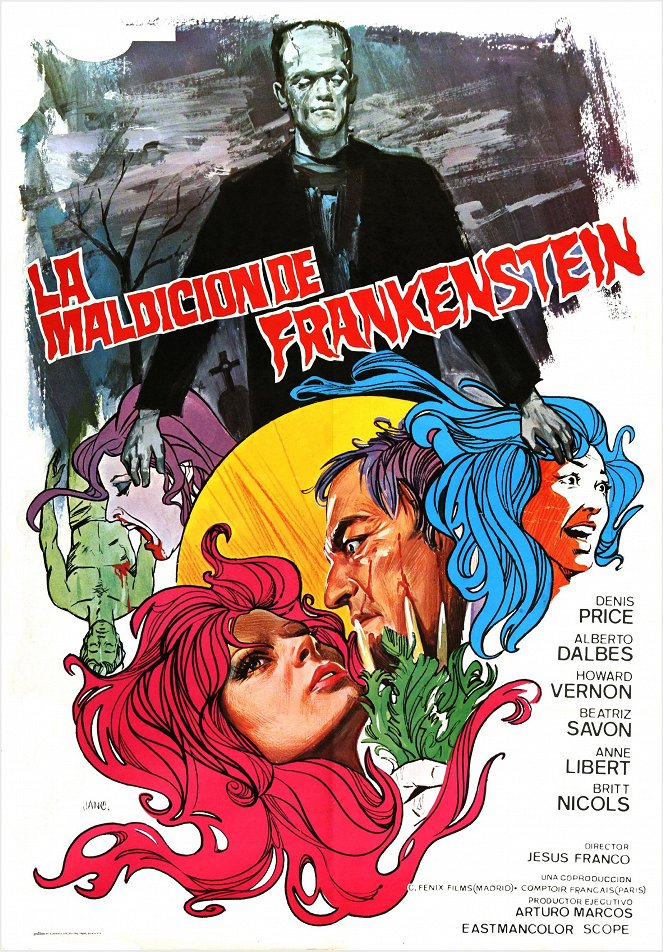 La maldición de Frankenstein - Posters