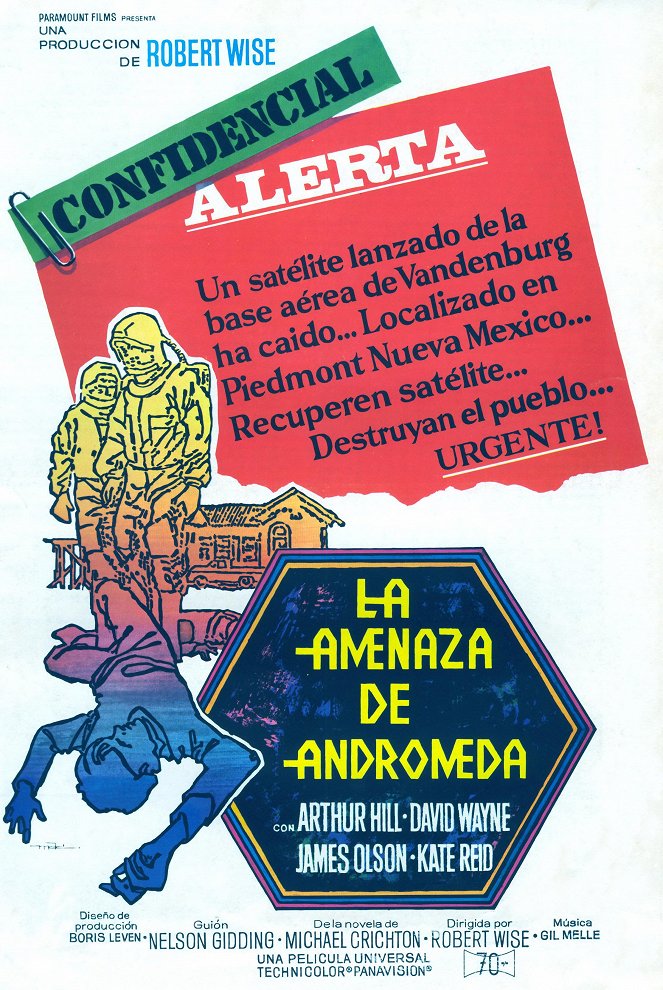La amenaza de Andrómeda - Carteles