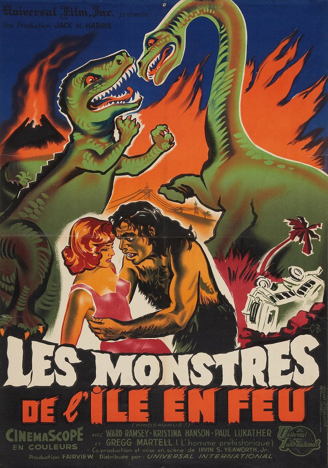 Les Monstres de l'île en feu - Affiches