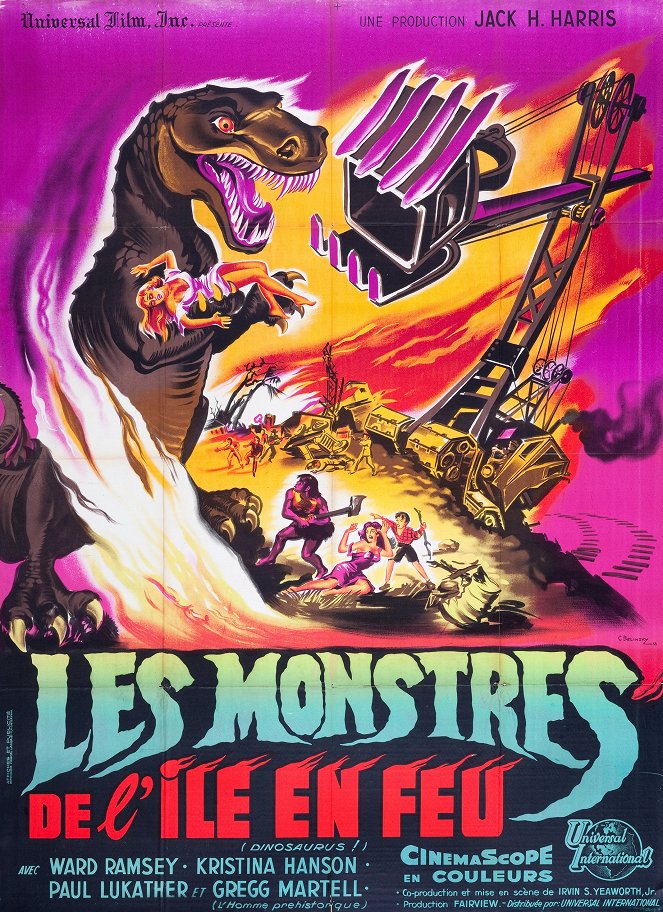 Les Monstres de l'île en feu - Affiches