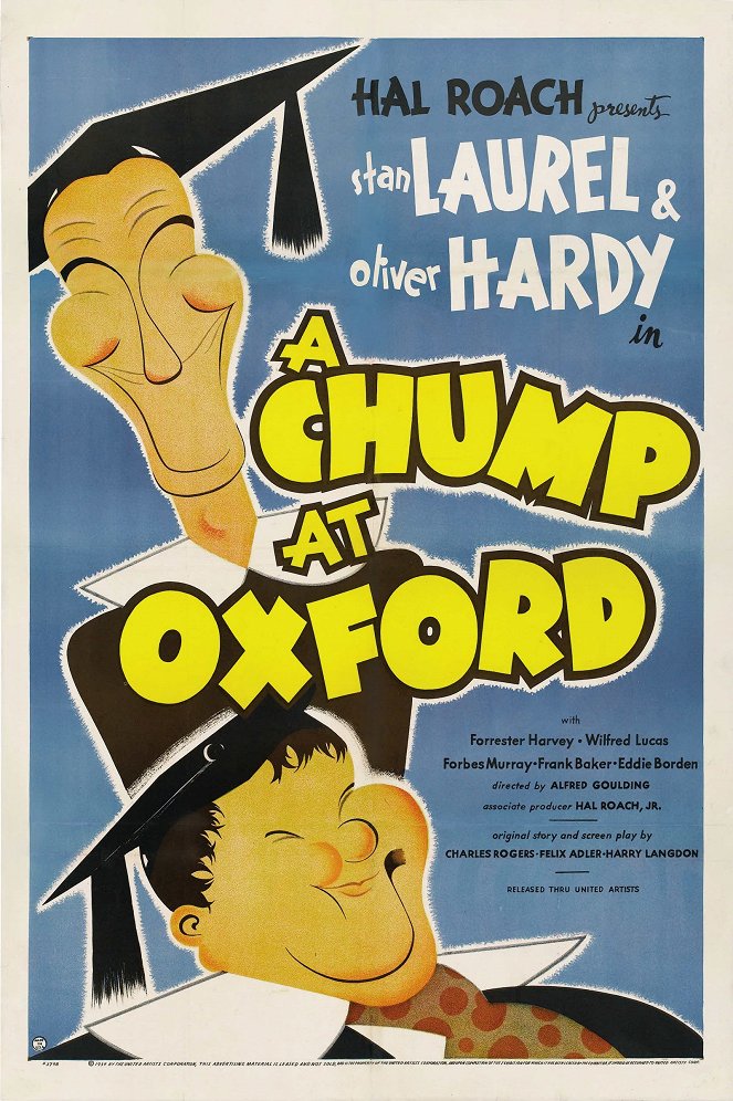 A Chump at Oxford - Cartazes