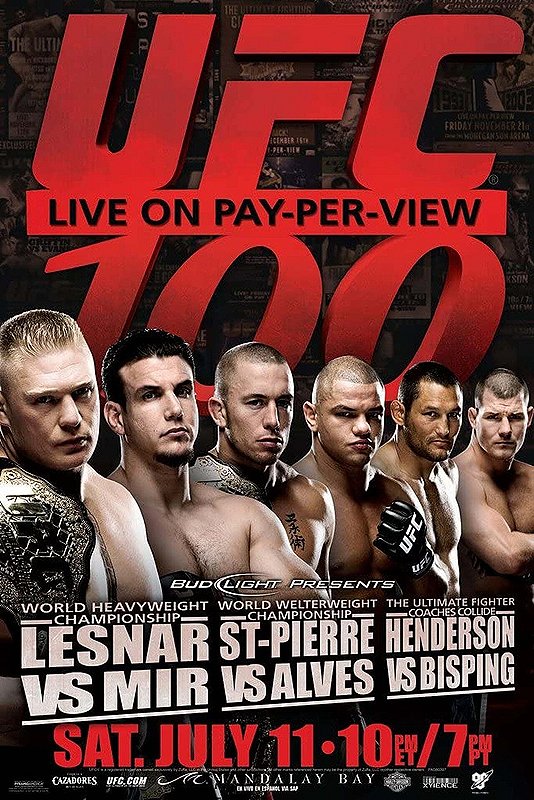 UFC 100: Lesnar vs. Mir - Plakáty