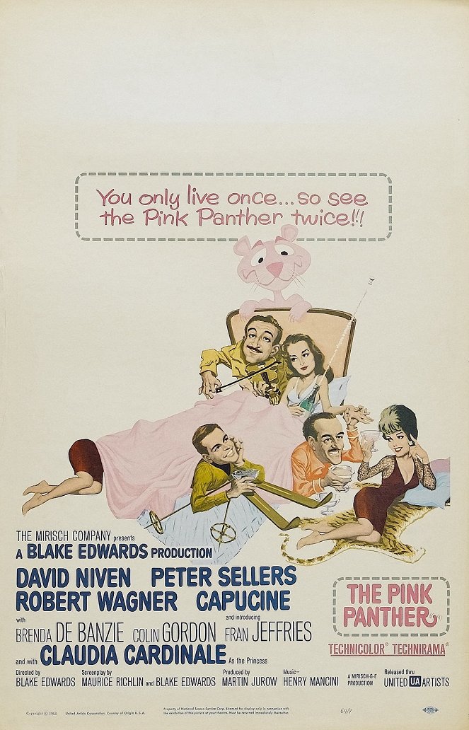 A Rózsaszín Párduc - Plakátok