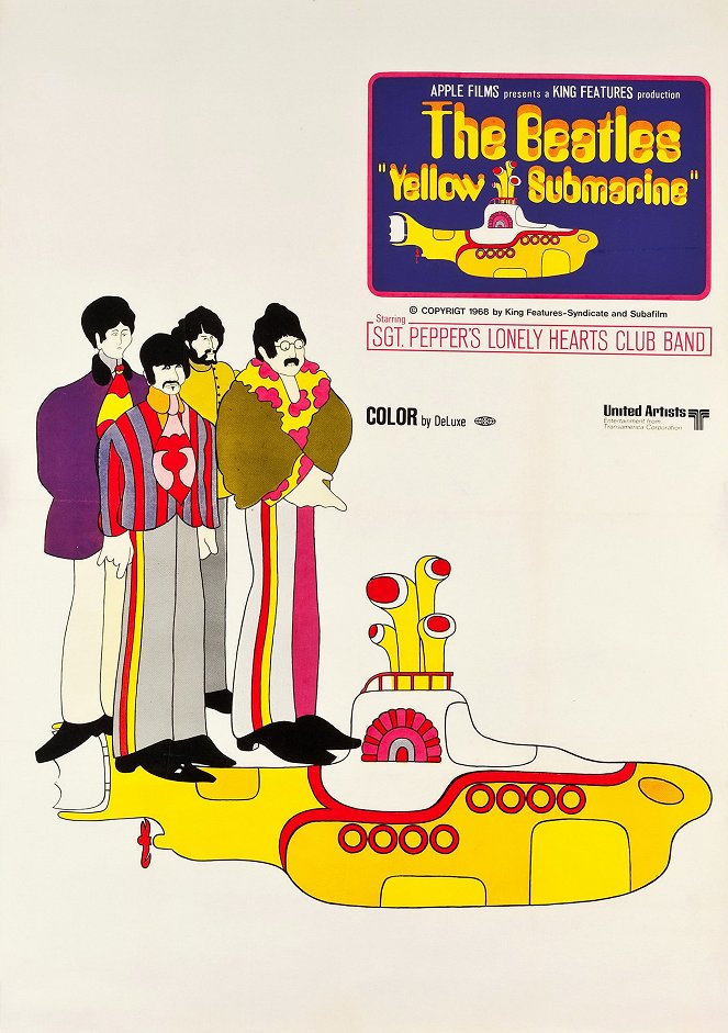 Żółta łódź podwodna - Plakaty