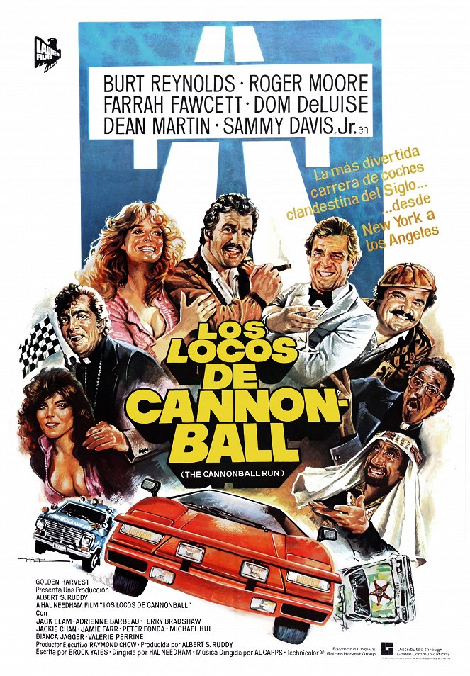 Los locos del Cannonball - Carteles